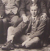 Maurice Edward Neale with the British Isles team in 1910