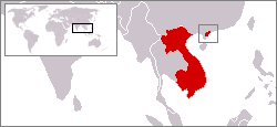 Location of Kwangchow Wan and French Indochina
