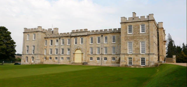 Kimbolton Castle, Huntingdonshire, the principal seat of the Dukes of Manchester.