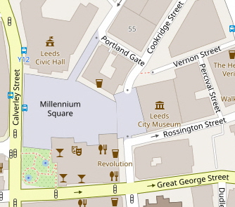 OpenStreetMap map of area