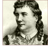Portrait of Braddon, circa 1875