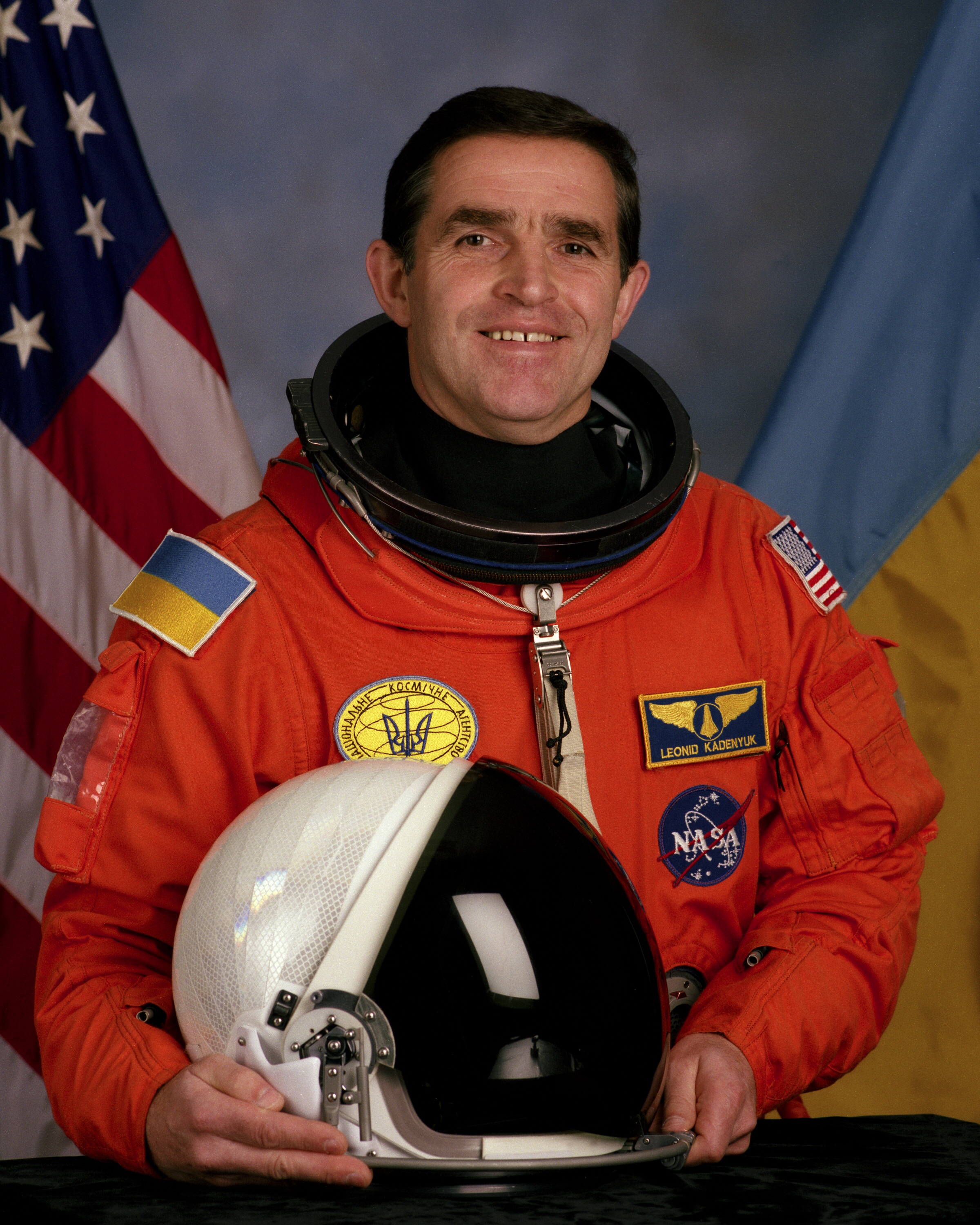 Payload Specialist Badge of Leonid Kadenyuk.