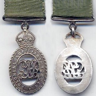 Third King George V version miniature, wider ribbon