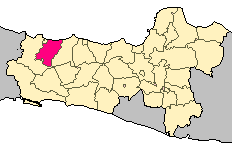 Location within Central Java