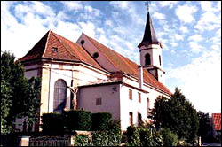 The church in Duttlenheim