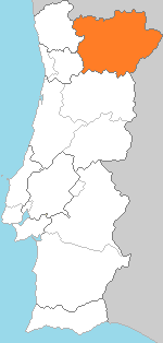 Administrative borders of the region from 1936 to 1976 (Trás-os-Montes e Alto Douro Province)