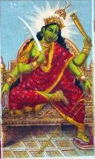 The Hindu goddess Matangi