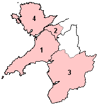 Parliamentary constituencies in Gwynedd pre-2010