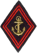 Left arm insignia of the Troupes de Marine