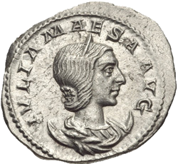 Coin depicting Maesa