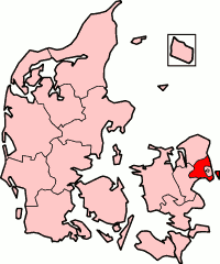 Copenhagen County in Denmark