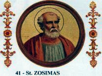 Pope Zosimus.