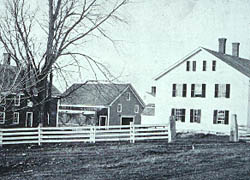 Historic buildings, Alfred Shaker Village, Maine, c. 1880
