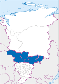 Location of Lower Angara