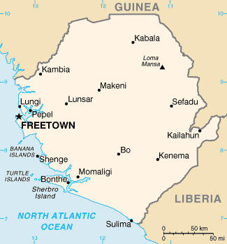 Sierra Leone-Mappa