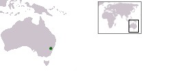 Location of Atlantium's Concordia Capital District in New South Wales, Australia