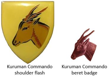 SADF era Kuruman Commando insignia