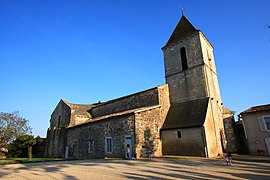 The church in Saint-Sauvant