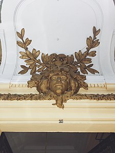 Art Nouveau decorative detail.