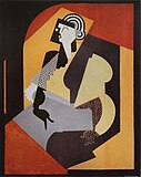 Albert Gleizes, Woman with Black Glove, 1920, Crystal Cubism