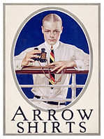 Arrow Shirts ad from the 1920s