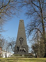 The memorial to the Battle of Ölper (1809).