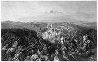 Battle of Ascalon (engraving by C. W. Sharpe, based on a painting of the same title by Gustave Doré)