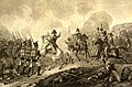 Napoleon in der Schlacht bei Großgörschen (Darstellung von Andrea Johann Fleischmann)