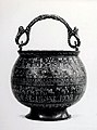 Bobrinsky Bucket, a bronze cauldron decorated with human figures. From 1163 CE, Herat, Afghanistan. (Hermitage Museum)[169]