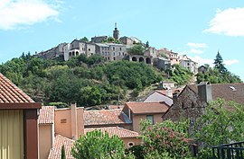 A general view of Camarès