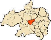 Location of Bordj Bou Arréridj, Algeria within Bordj Bou Arréridj Province