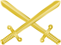 Distintivo di avanzamento per merito di guerra per ufficiali superiori delle forze armate italiane.