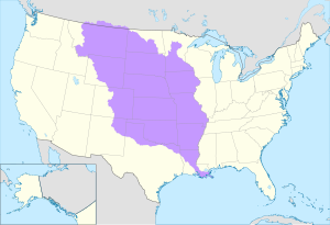 Map showing 11 major regions of the US at the start of the 19th century and dates of when they entered the union