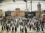 L. S. Lowry's Going to Work; 1959.