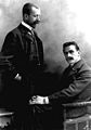 Novelists Heinrich and Thomas Mann, about 1902
