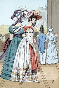 Parisiennes at a Panorama (1824)