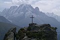 The Cross of Loriaz on the heights of Vallorcine