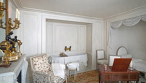 Das Badezimmer des Intendanten Fontanieu im Louise-seize-Stil