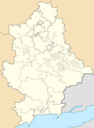 1968 Ukrainian Class B is located in Donetsk Oblast