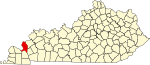 State map highlighting Livingston County