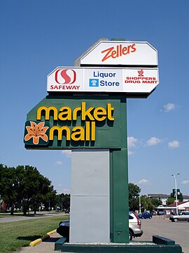 Market Mall sign