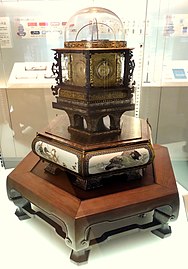 Ta­naka Hi­sa­shi­ge's 1851 per­pet­ual clock, in the Na­tion­al Sci­ence Mu­se­um.