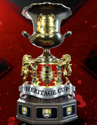 Die NXT Heritage Cup-Trophäe