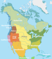 Image 29Areas of Indigenous peoples in North America at time of European colonization (from Indigenous peoples of the Americas)