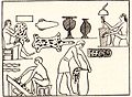 Darstellung der Pelzverarbeitung in Ägypten, ca. 3500 v. Chr.