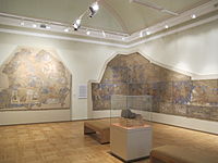 Sections of wall-paintings from Panjakent, c. 740