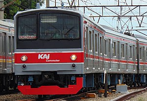 KRL 205 series (M17) operating from Manggarai station