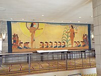 Depiction of the "Legend of the Sun" in the Arizona Biltmore Hotel.