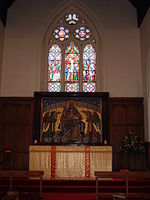 Plain altarpiece painting