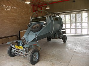 A Leopard security vehicle